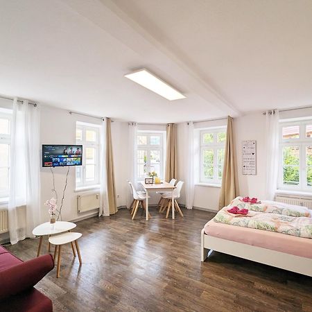 F2 - Urlaubsmagie Sauna, Whirlpool, Pool & Garten Sebnitz Exteriör bild