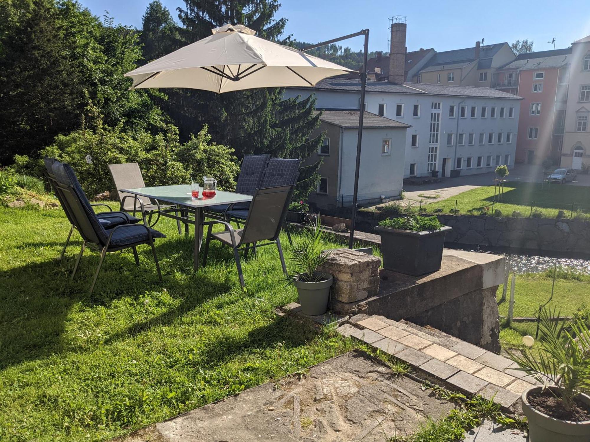 F2 - Urlaubsmagie Sauna, Whirlpool, Pool & Garten Sebnitz Exteriör bild