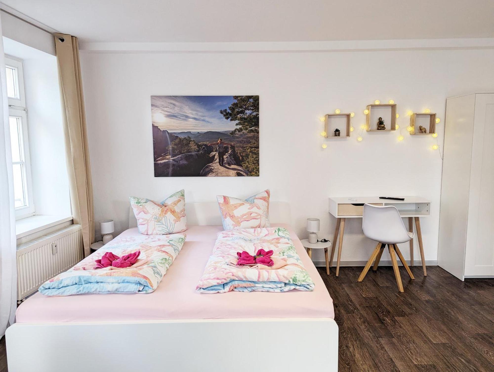 F2 - Urlaubsmagie Sauna, Whirlpool, Pool & Garten Sebnitz Exteriör bild